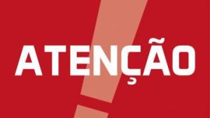 Imagem com a palavra atenção