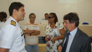 Visita à base oceanográfica de Aracruz