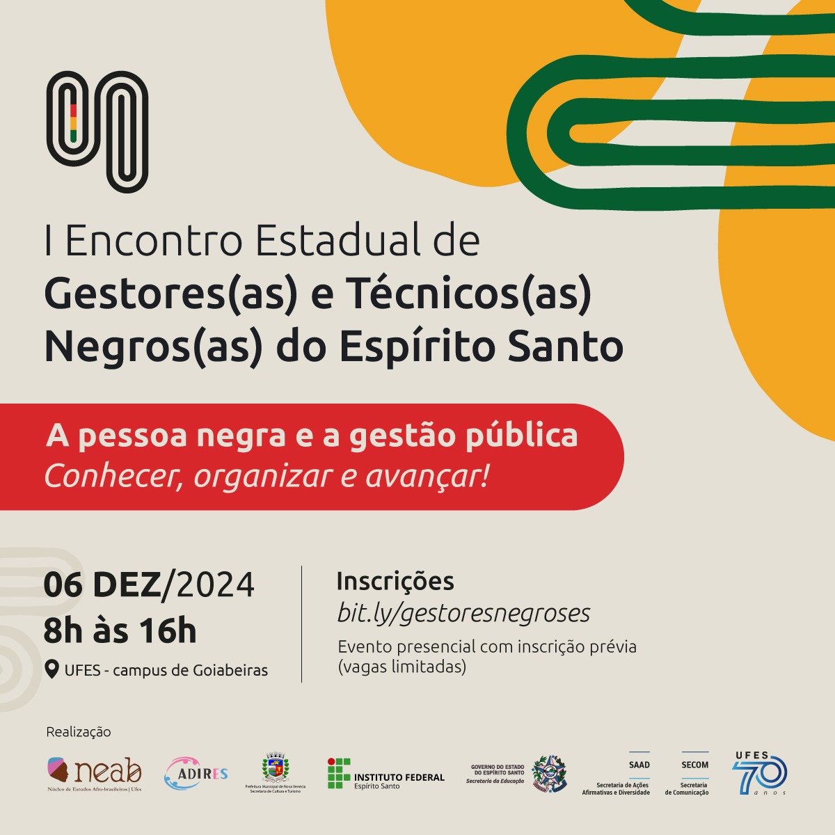 Cartaz de divulgação do evento