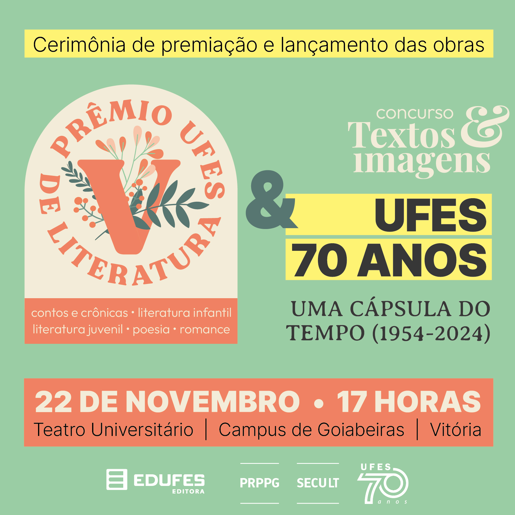 Cartaz de divulgação do evento