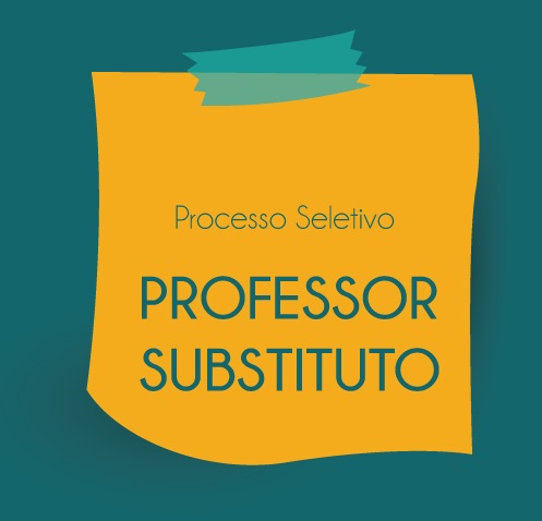 Cartaz divulga vagas para professores substitutos na Ufes