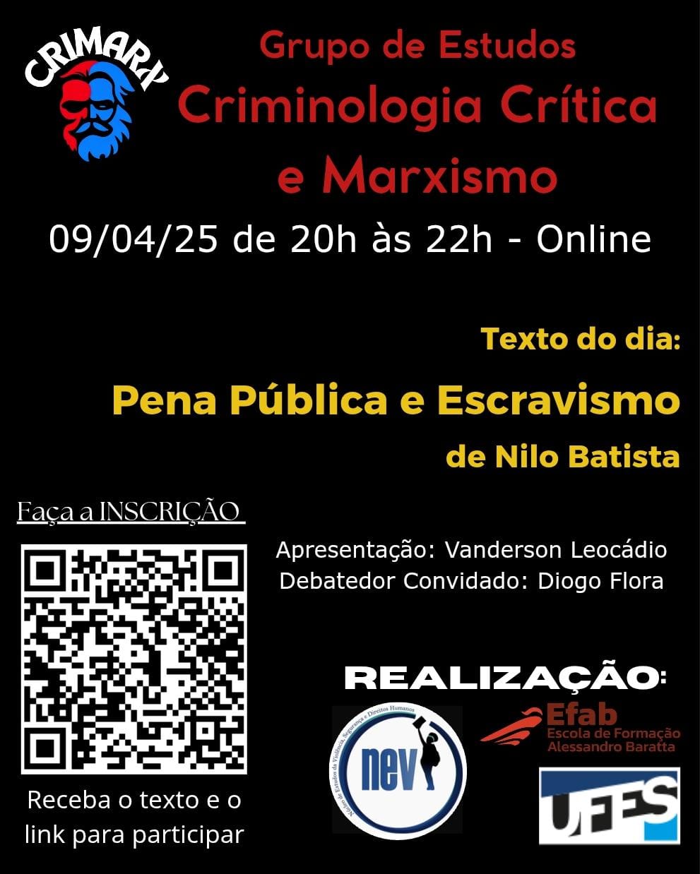 Cartaz de divulgação do evento