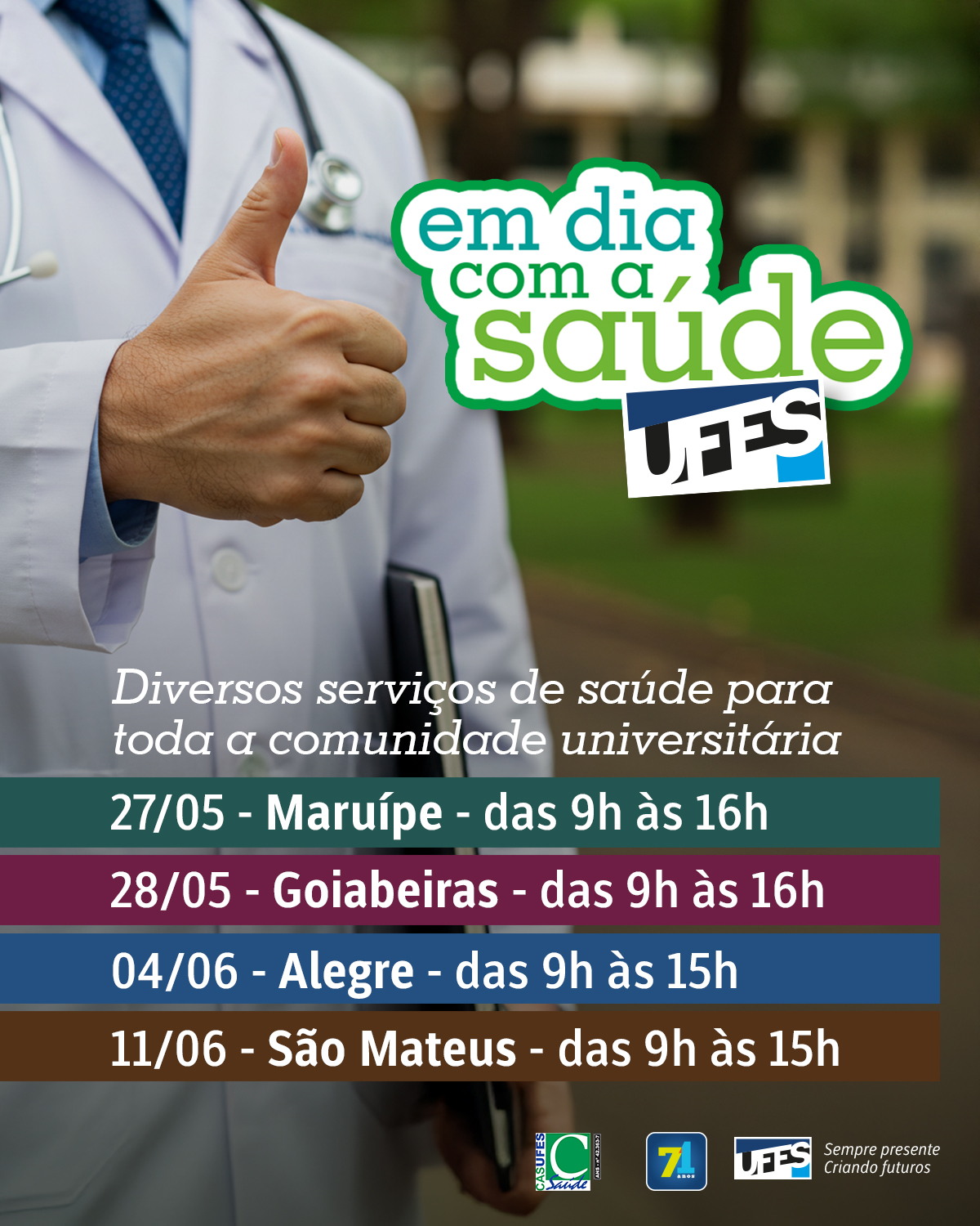 Cartaz de divulgação do evento