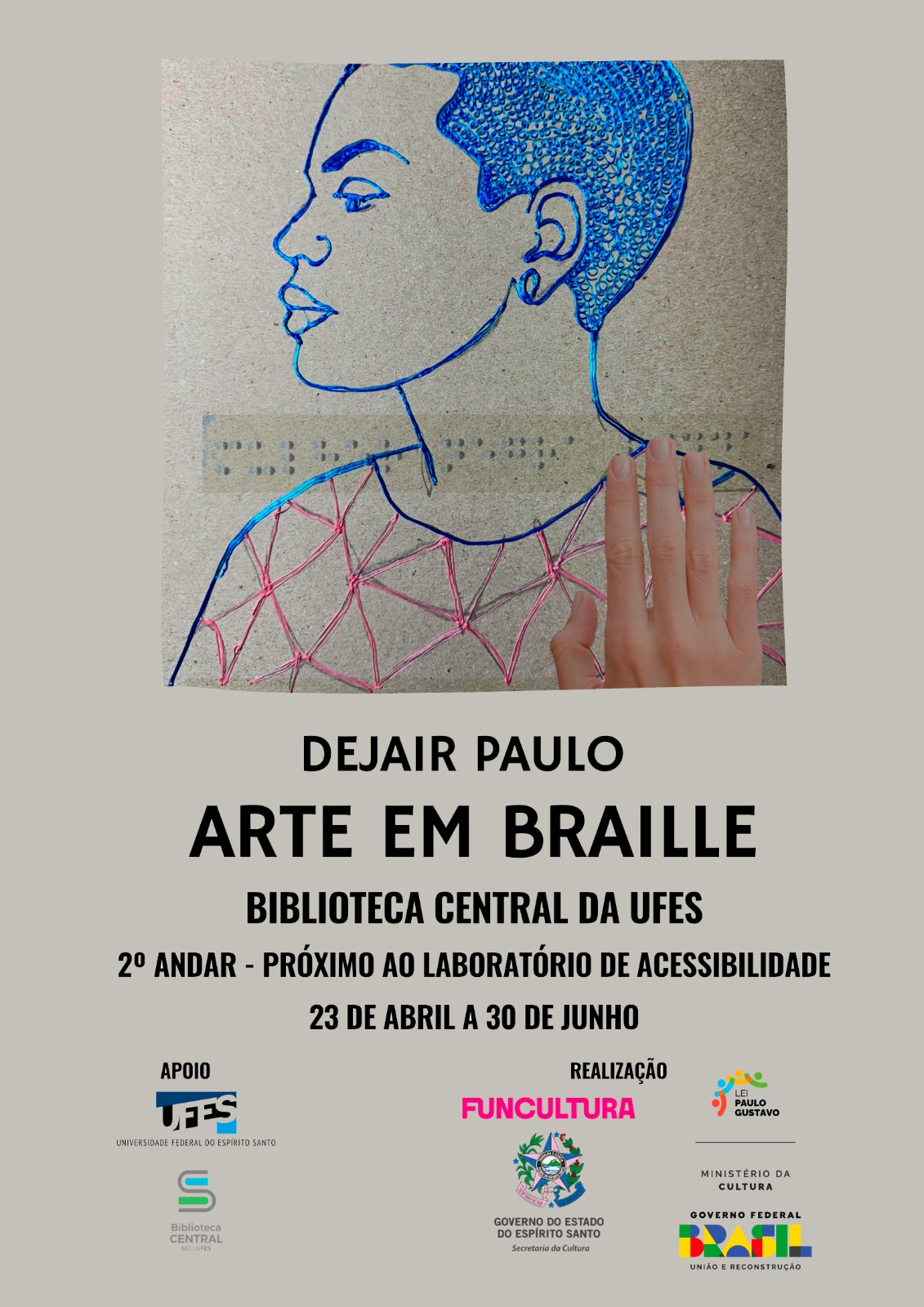 Cartaz de divulgação da exposição