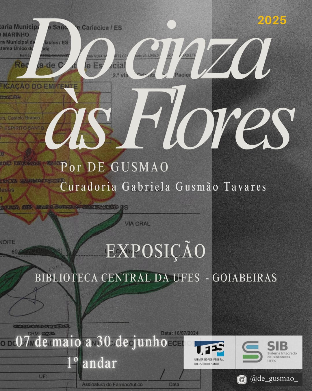 Cartaz de divulgação da exposição