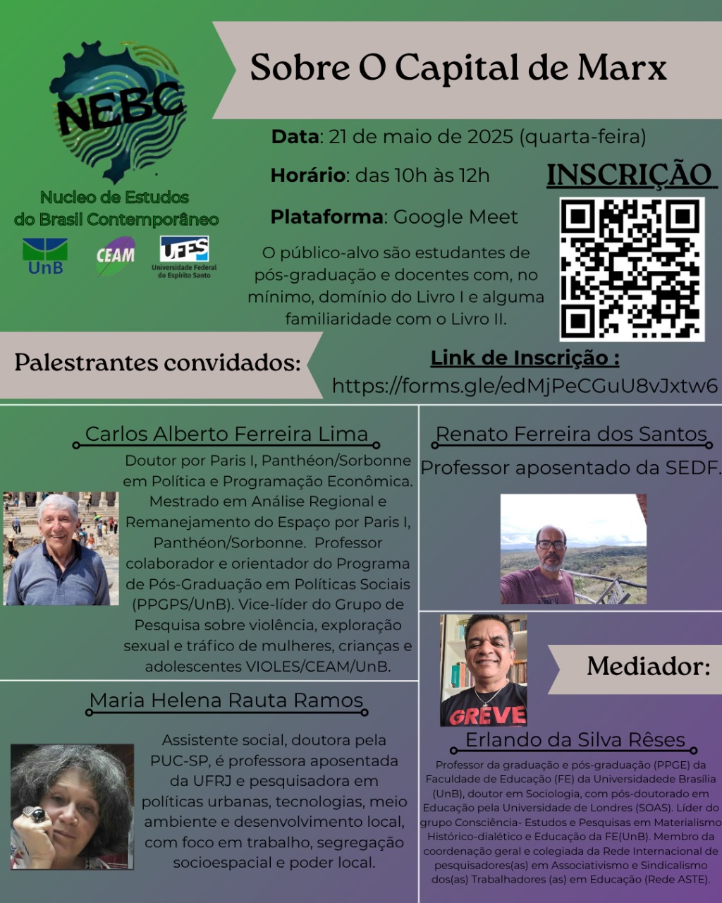 Cartaz de divulgação do evento