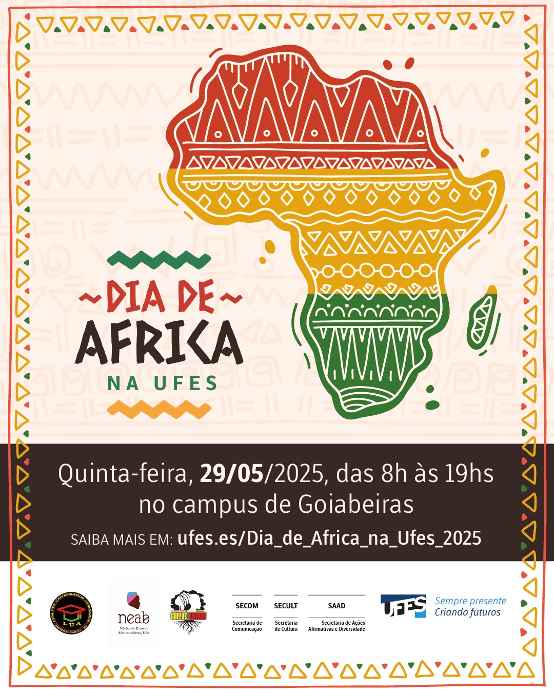 Cartaz de divulgação do evento