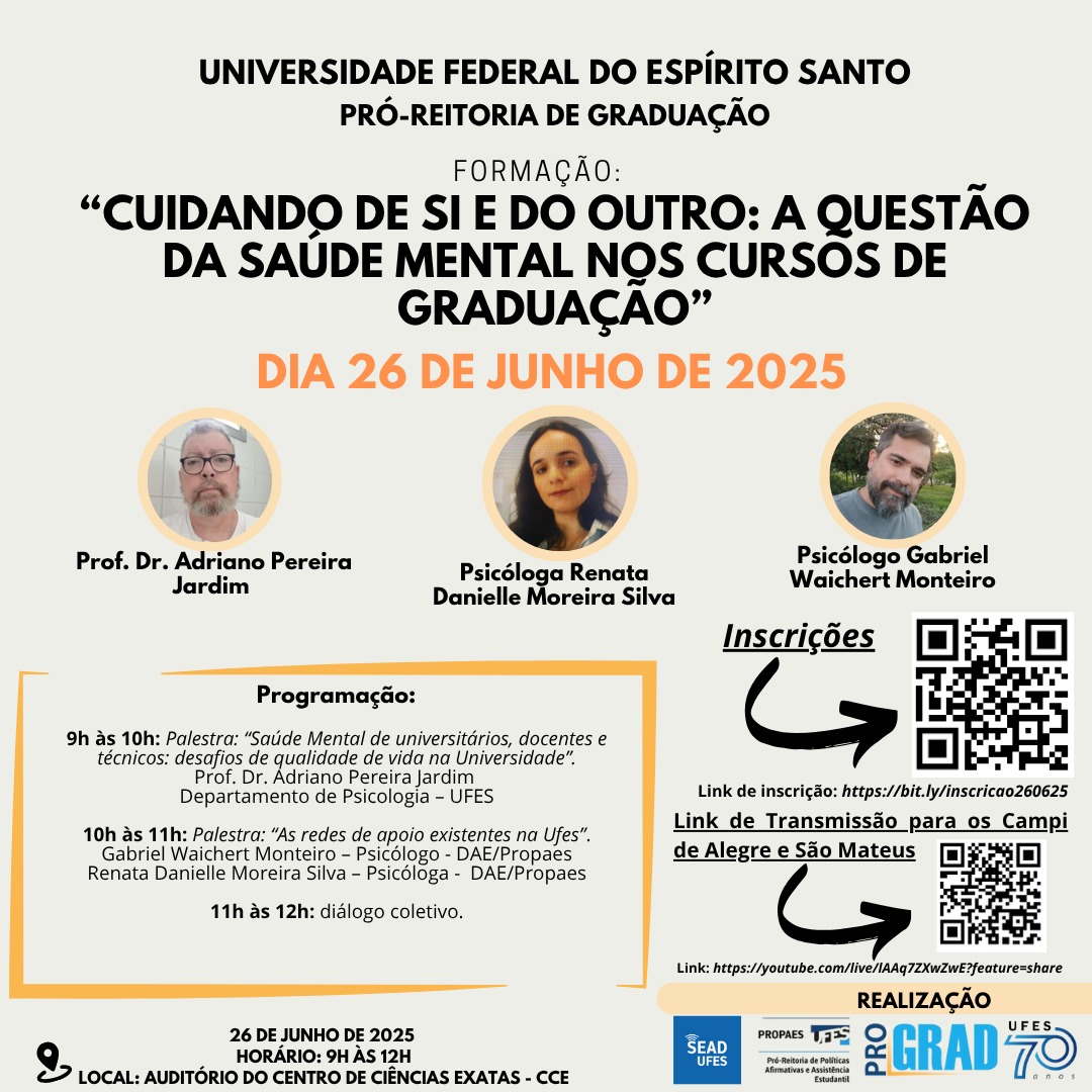 Cartaz de divulgação do evento