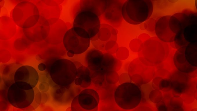 Imagem de células do sangue