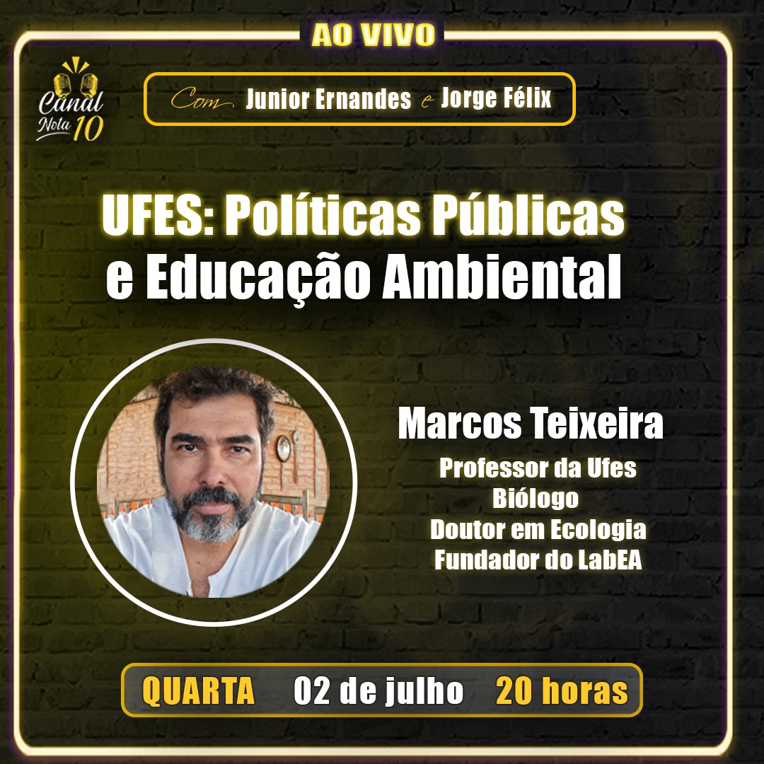 Cartaz de divulgação do videocast