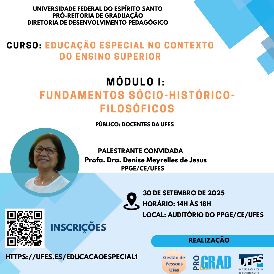 Cartaz de divulgação do evento