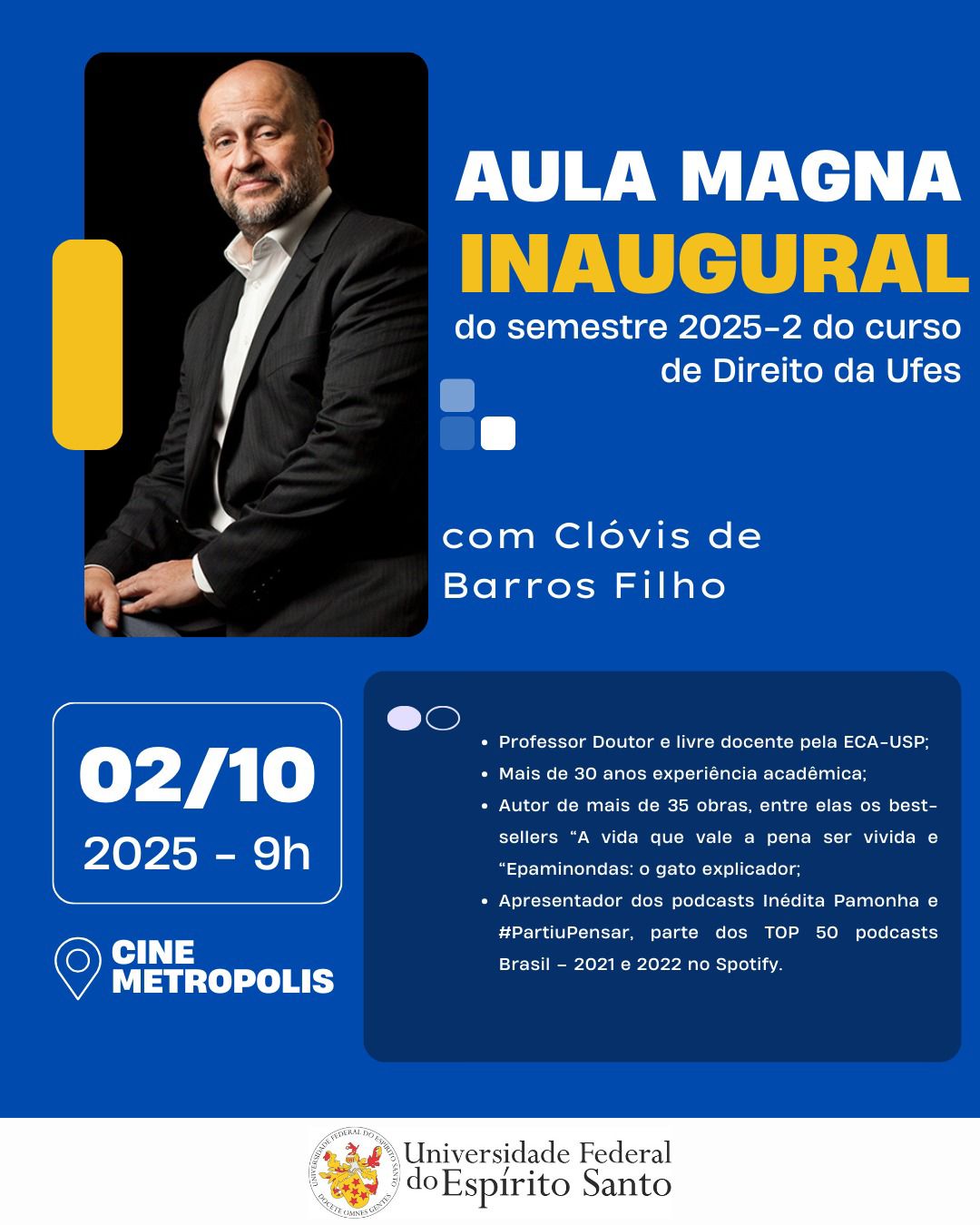 Cartaz de divulgação do evento