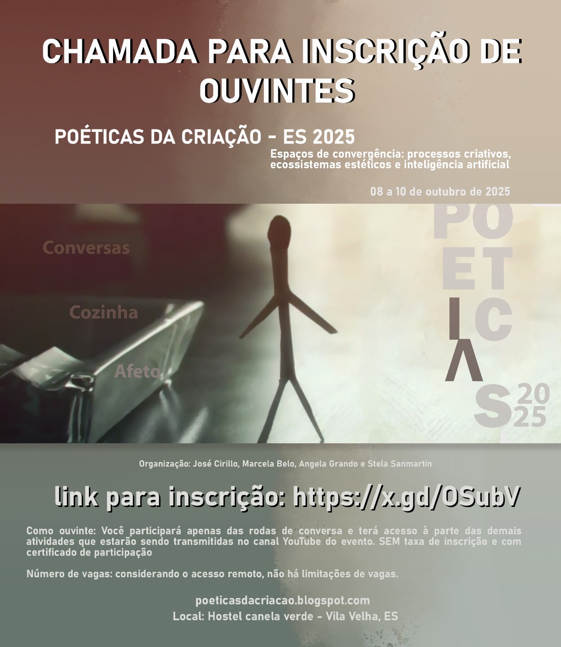 Cartaz de divulgação do evento