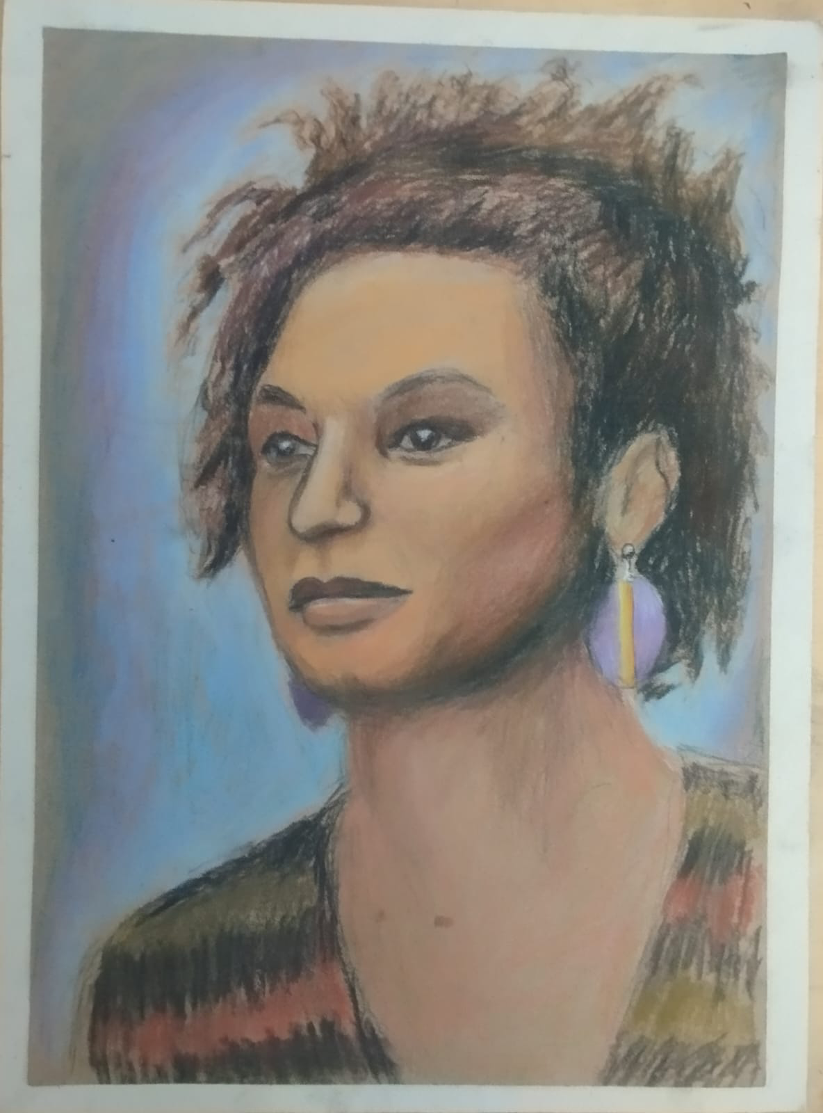 Pintura de Mariele Franco