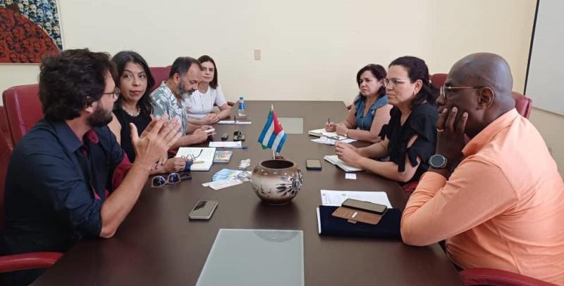 Reunião com a Universidade de Havana