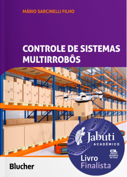 Capa do livro Controle de Sistemas Multirrobôs