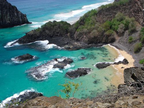 Foto aérea de Fernando de Noronha