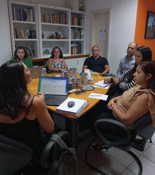 Foto da capacitação sobre gestão de riscos ministrada pela DGCI para gestores da Proex