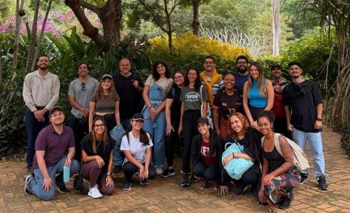 Grupo de estudantes que desenvolveu o projeto 