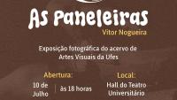 Cartaz de divulgação da abertura da exposição, com data, hora e local do evento