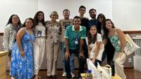 Foto de docentes e estudantes da Ufes que participaram do evento