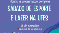 Cartaz de divulgação com informações sobre o evento