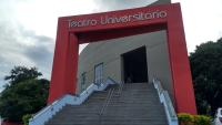 Foto da fachada do Teatro Universitário