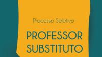 Cartaz divulga vagas para professores substitutos na Ufes