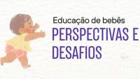 Cartaz de divulgação com o desenho de um bebê e o nome da palestra