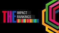 Logomarca do Times Higher Education (THE) Impact Rankings