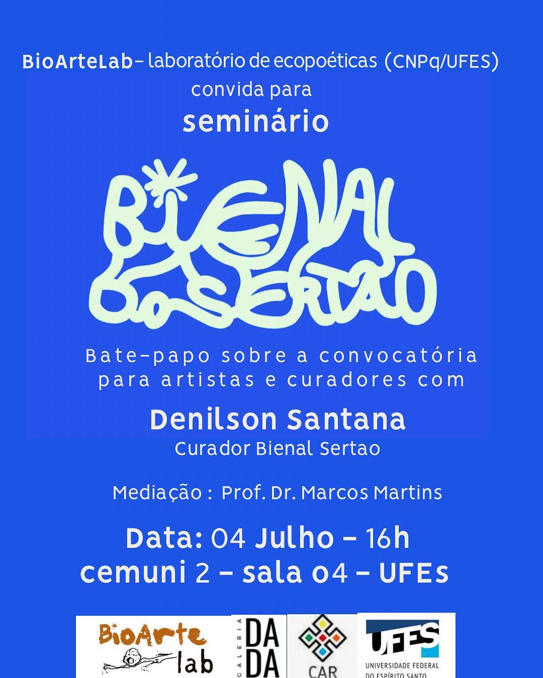 Cartaz de divulgação do seminário