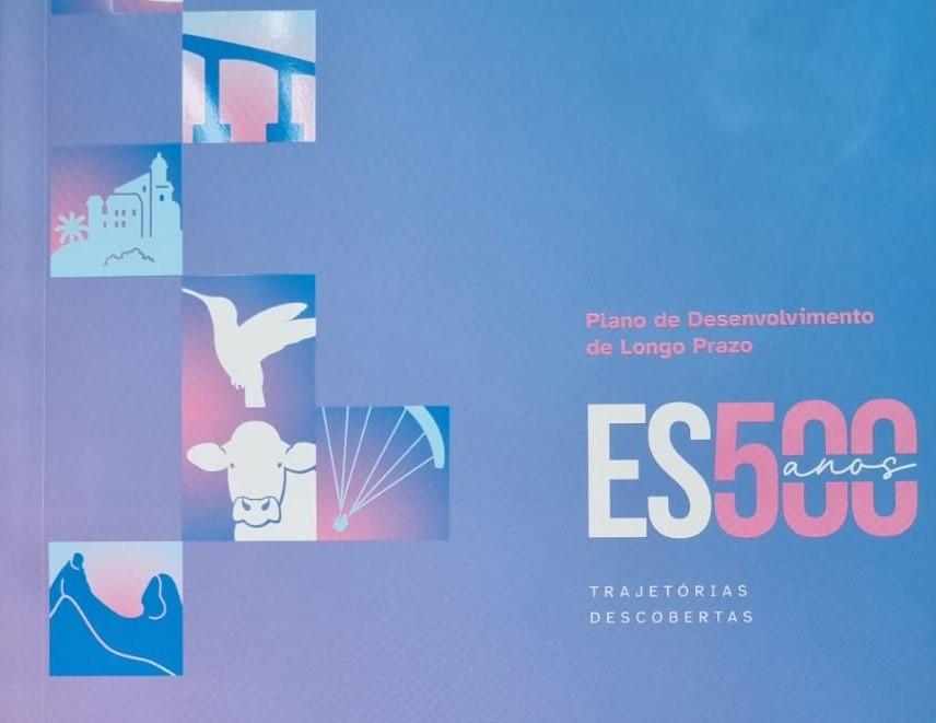 Capa do plano de desenvolvimento ES 500 Anos Capa do plano de desenvolvimento ES 500 Anos