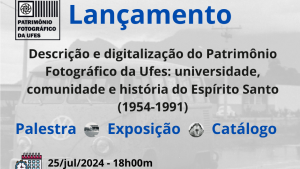 Convite com informações sobre data, hora e local do evento 