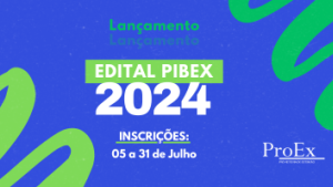 Cartaz de divulgação da abertura do edital