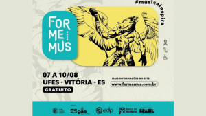 Cartaz com informações sobre o evento.