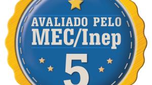 Selo nota 5 do Ministério da Educação