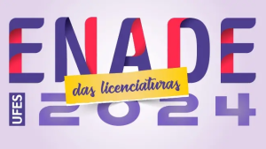 Cartaz de divulgação do Enade 2024