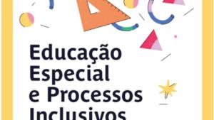 Imagem da capa do livro na qual aparecem os desenhos de um lápis, um esquadro e um transferidor coloridos sobre um fundo branco. O título do livro está em preto