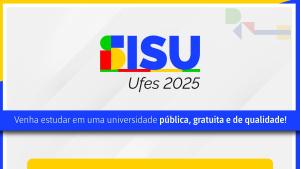 Cartaz de divulgação do Sisu 2025 com as datas de inscrição
