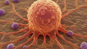 Imagem de célula cancerígena gerada por inteligência artificial