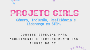 Cartaz de divulgação do lançamento do projeto