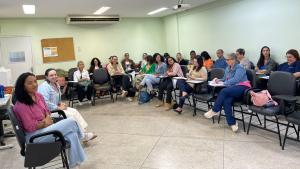 foto dos participantes em uma aula do curso