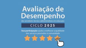 Cartaz de divulgação da avaliação