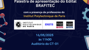 Cartaz de divulgação da palestra