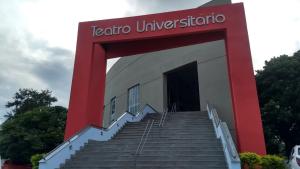 Foto da fachada do Teatro Universitário